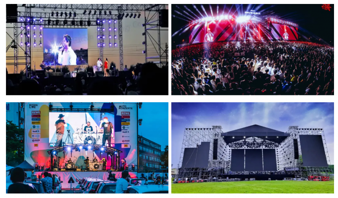 Guide Visual GS Series P3.91 LED Panel – 500*500mm Cabinet, Stunning Visuals for Concert Stages