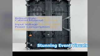 GS Series P3.91 LED Display Rental Video Wall